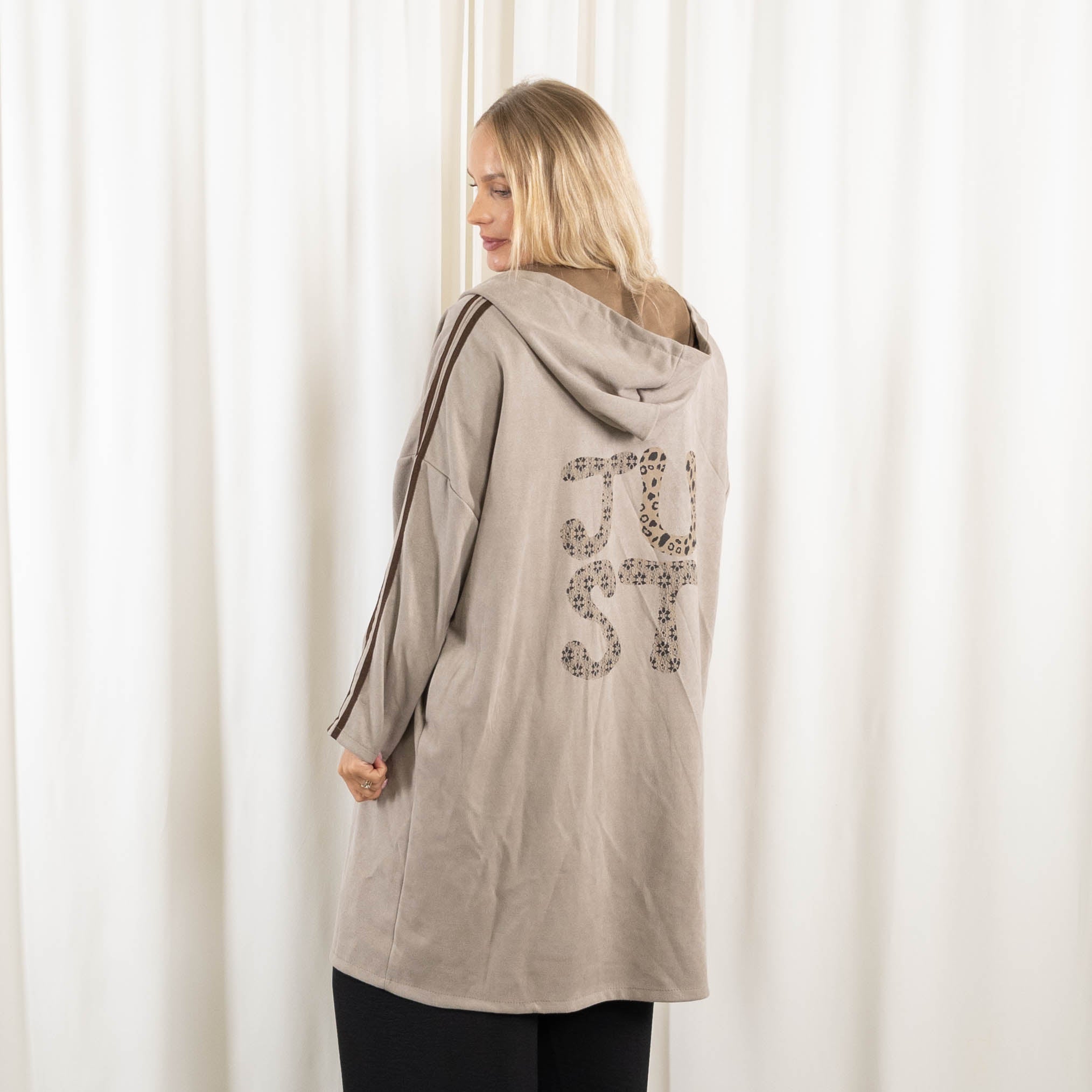 Lola cardigan, Taupe