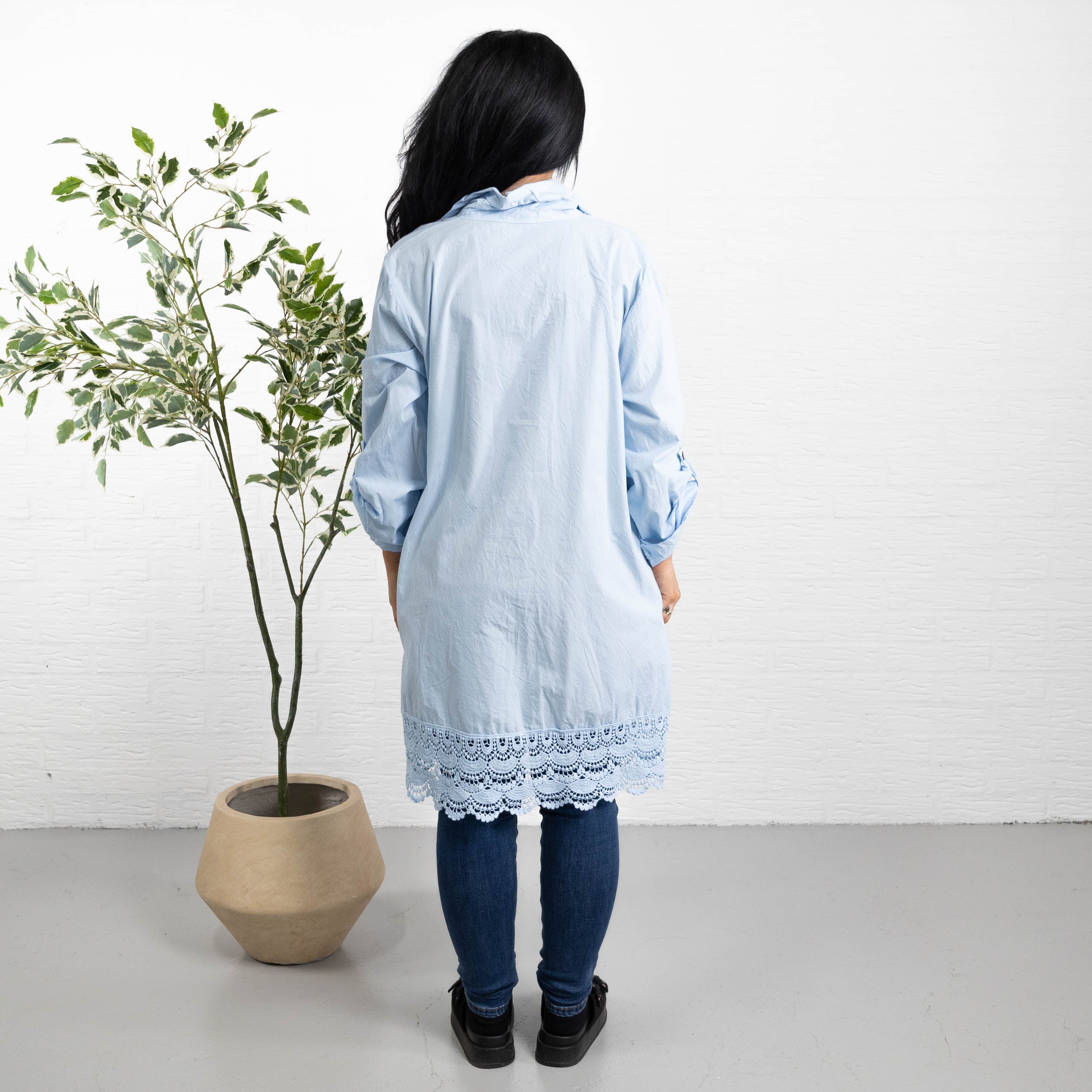 Kelly tunika, Lyseblå