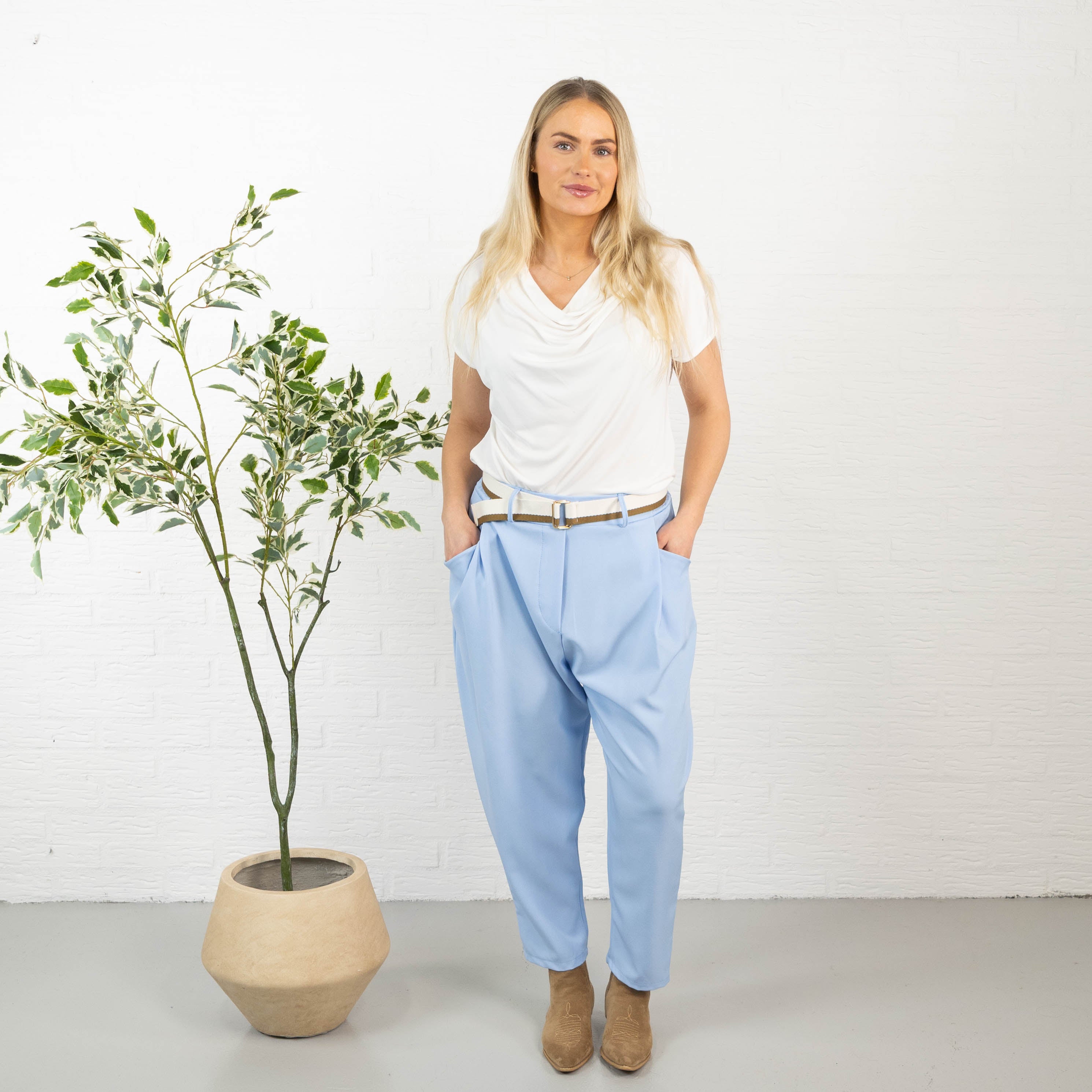 Ashlee bukser, Lyseblå