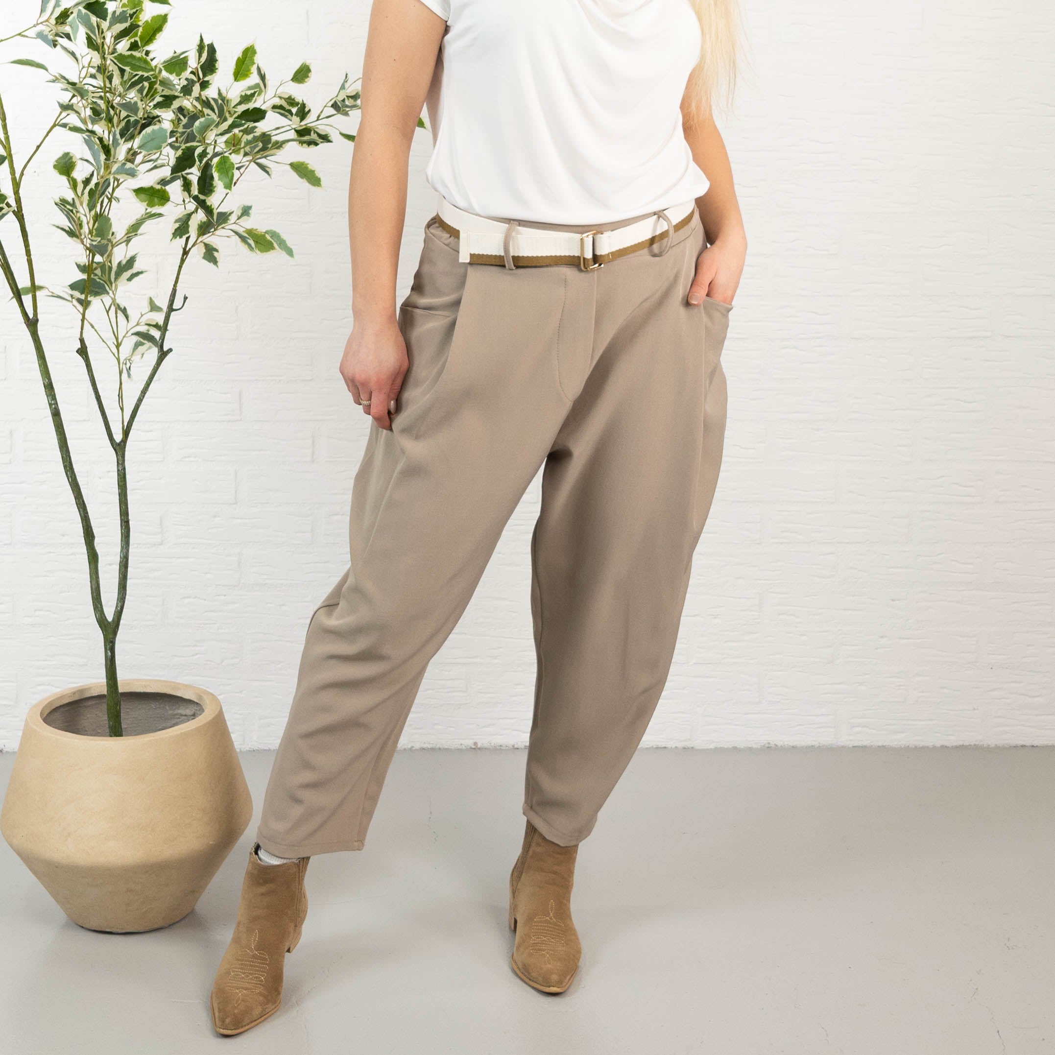 Ashlee bukser, Taupe