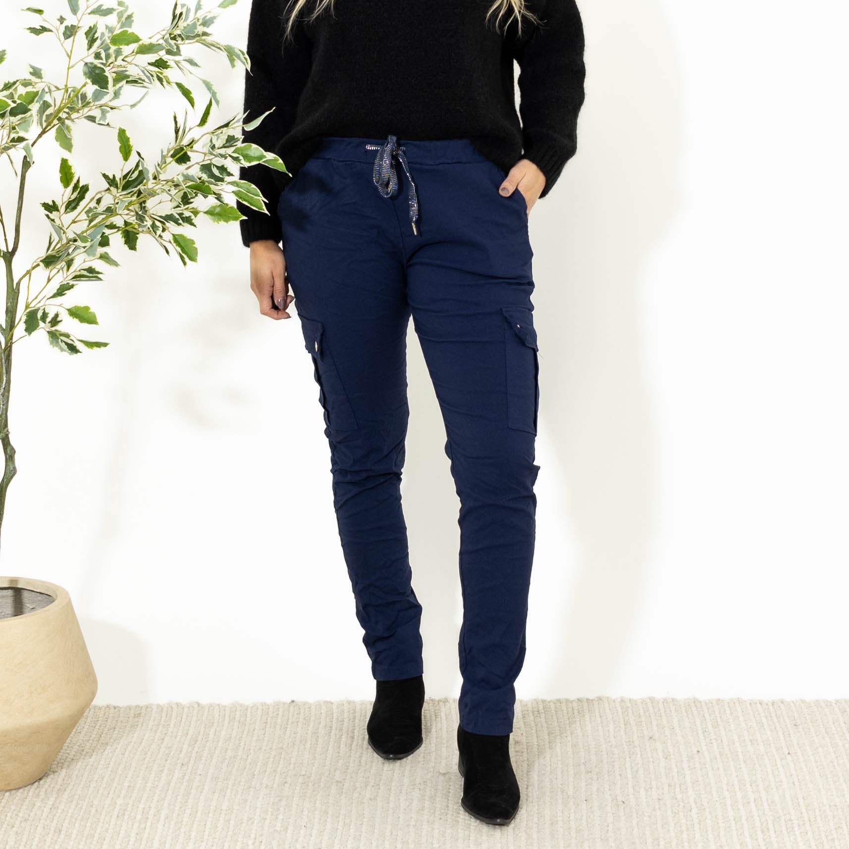 Cassie cargo bukser, Navy
