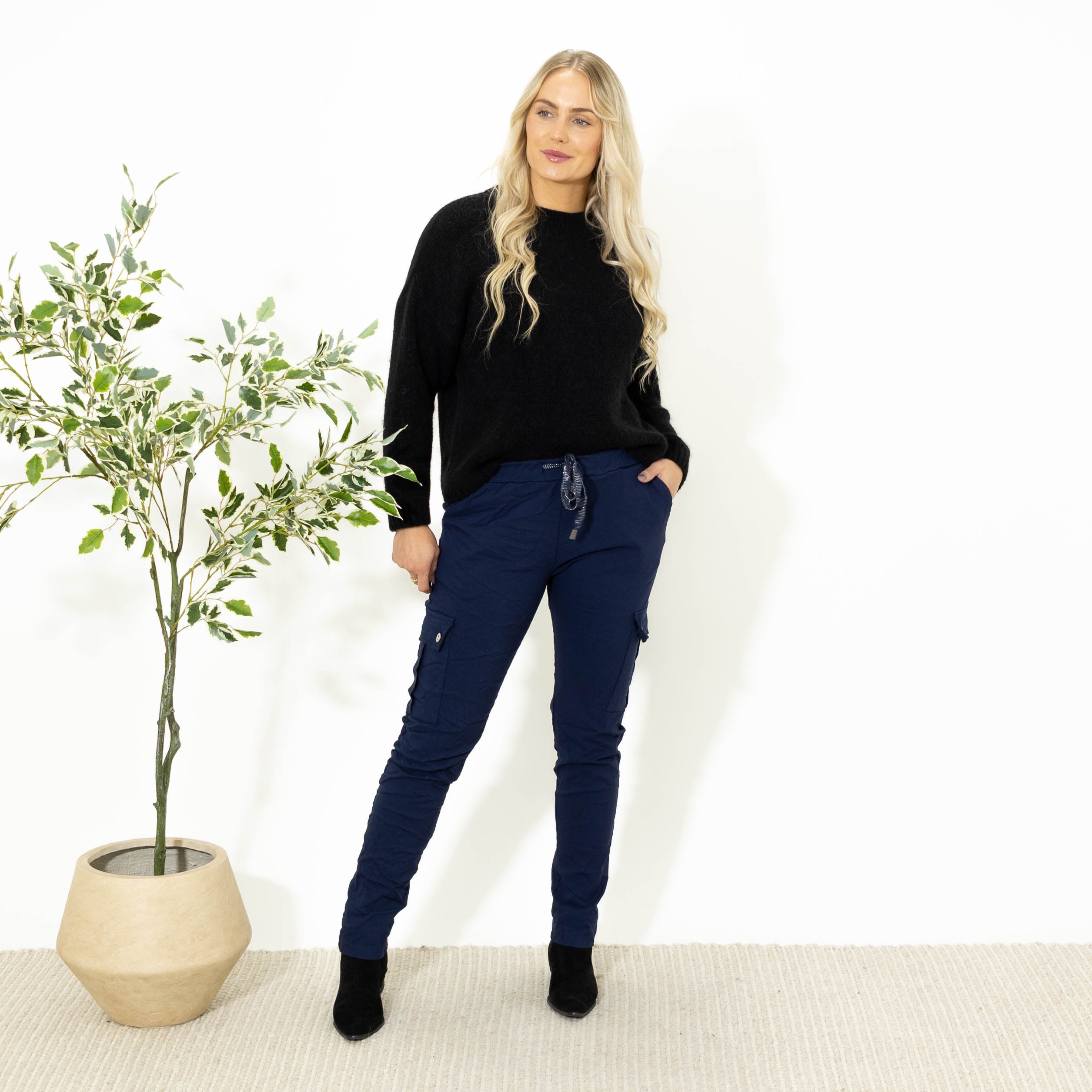 Cassie cargo bukser, Navy