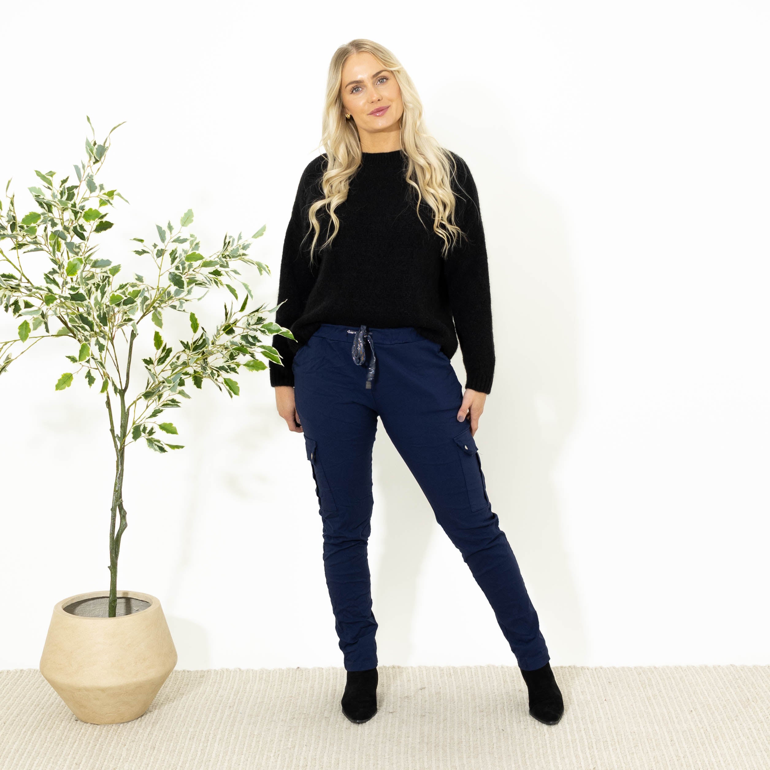 Cassie cargo bukser, Navy
