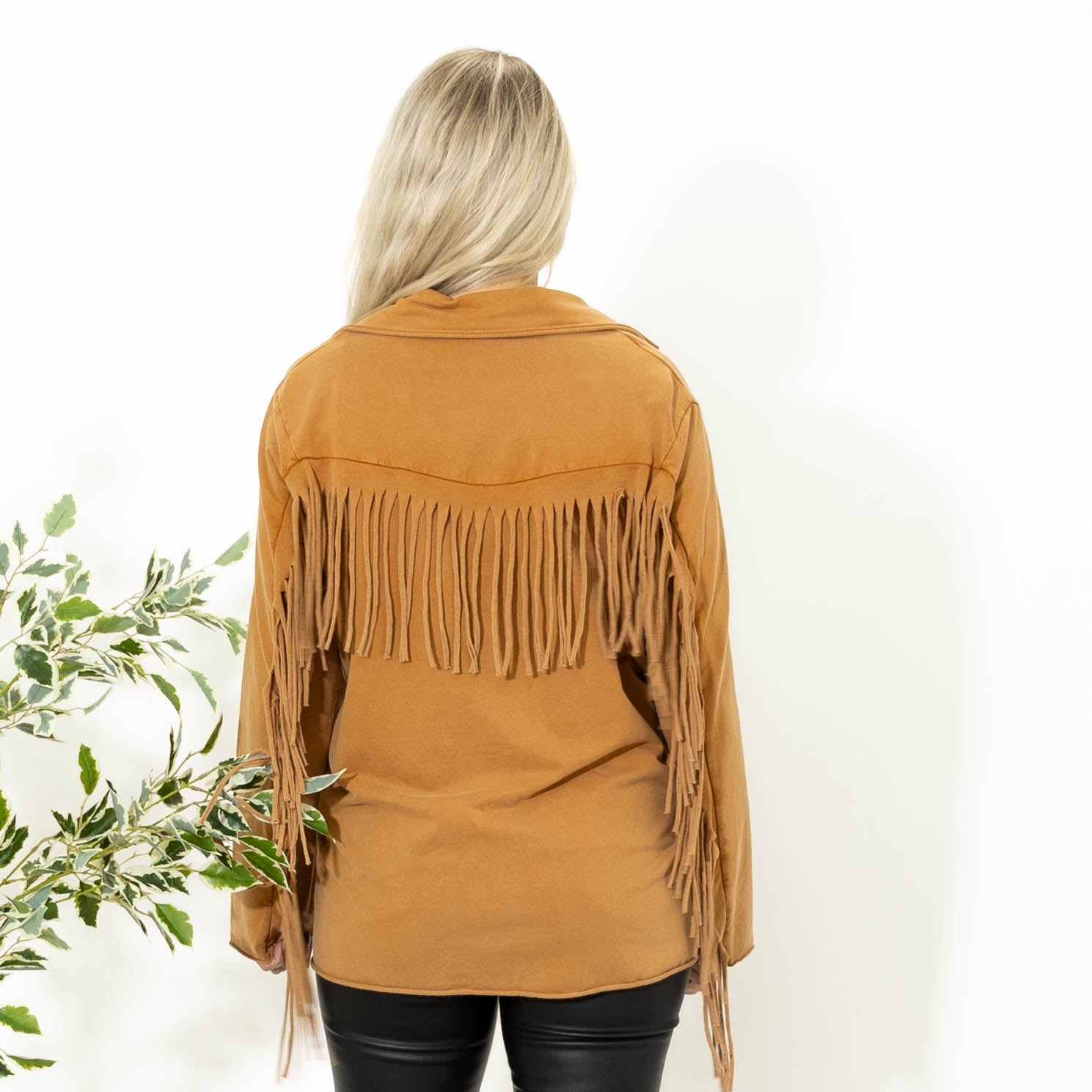 Helle bomulds jakke, Orange