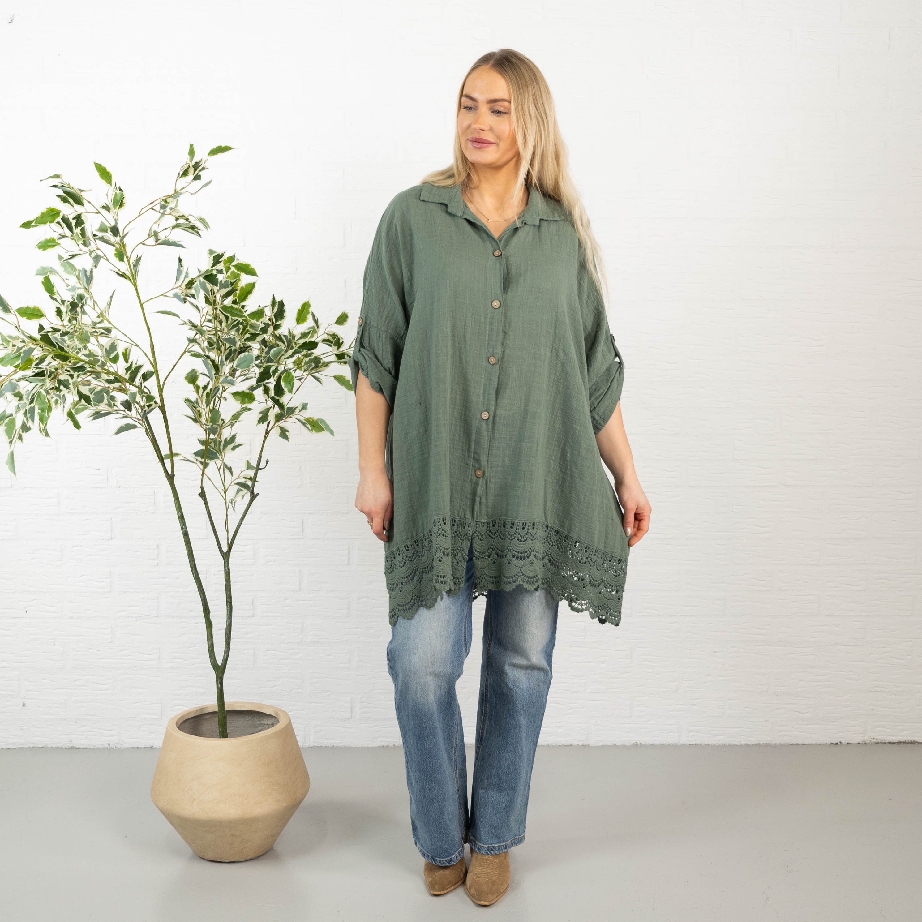 Rebecca tunika, Khaki