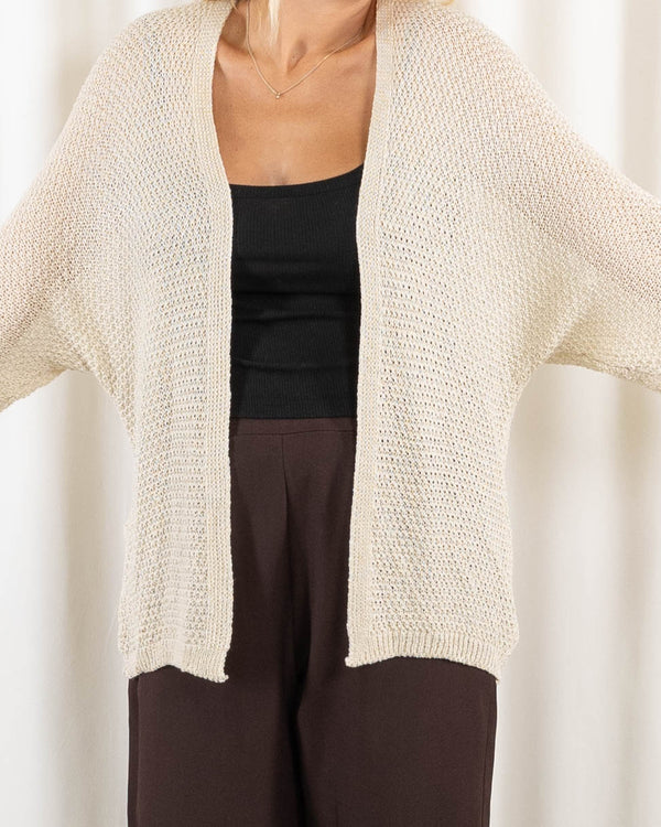 Lise cardigan, Råhvid