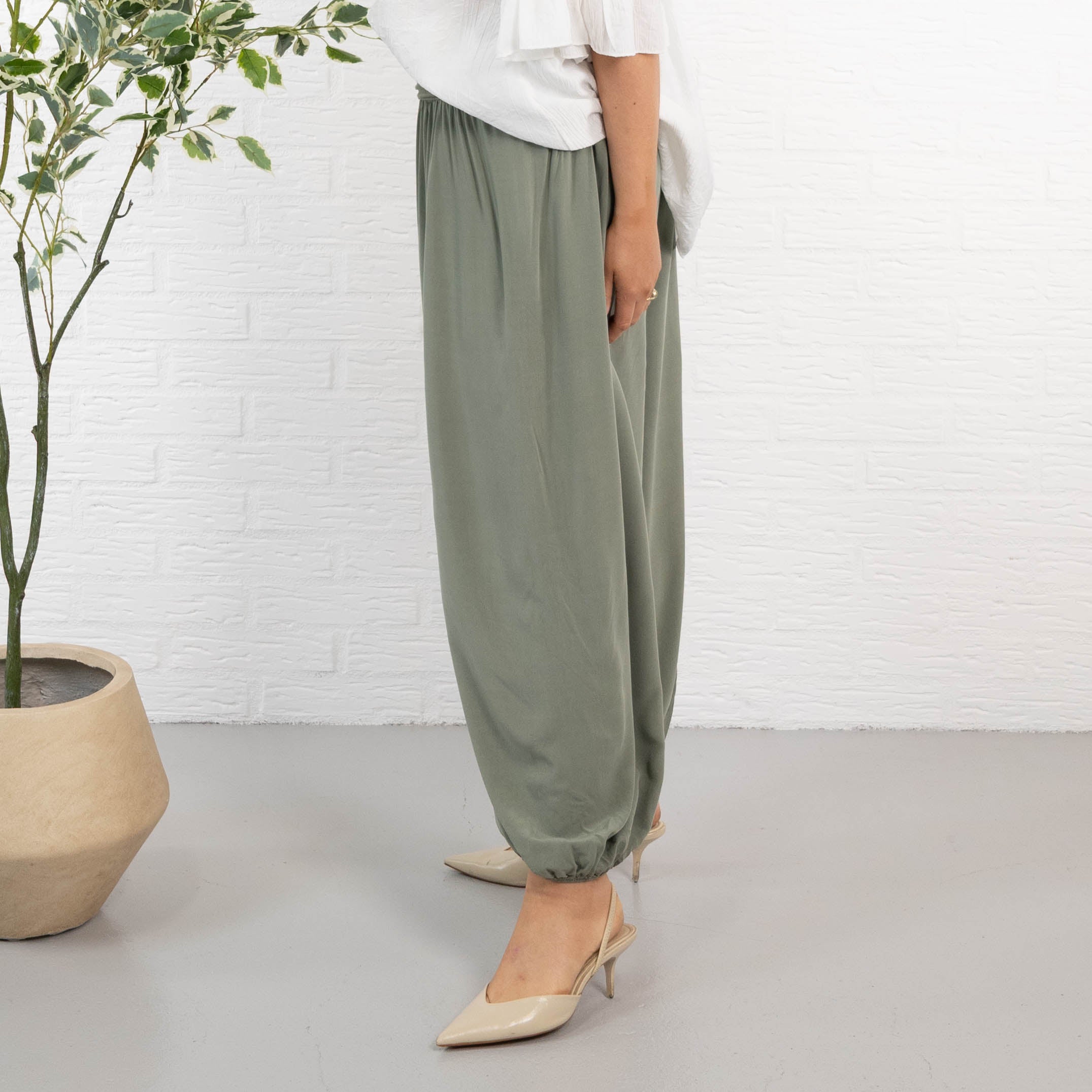 Jasmin haremsbukser, Khaki