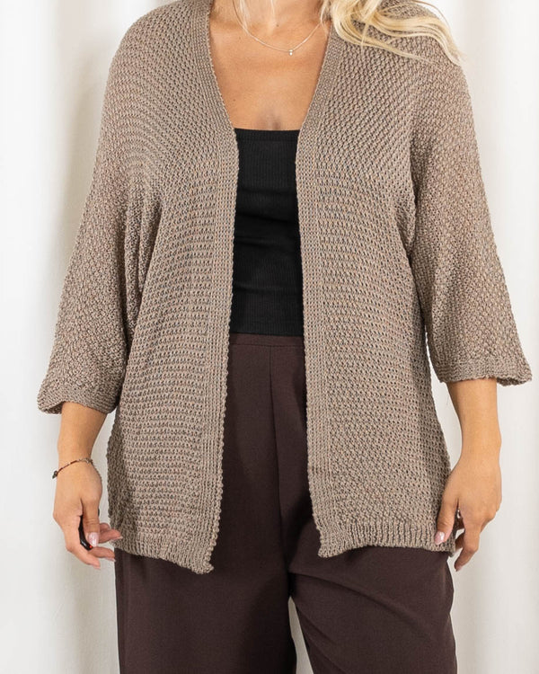 Lise cardigan, Taupe