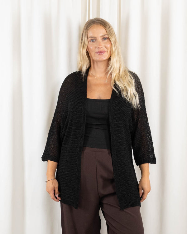 Lise cardigan, Sort