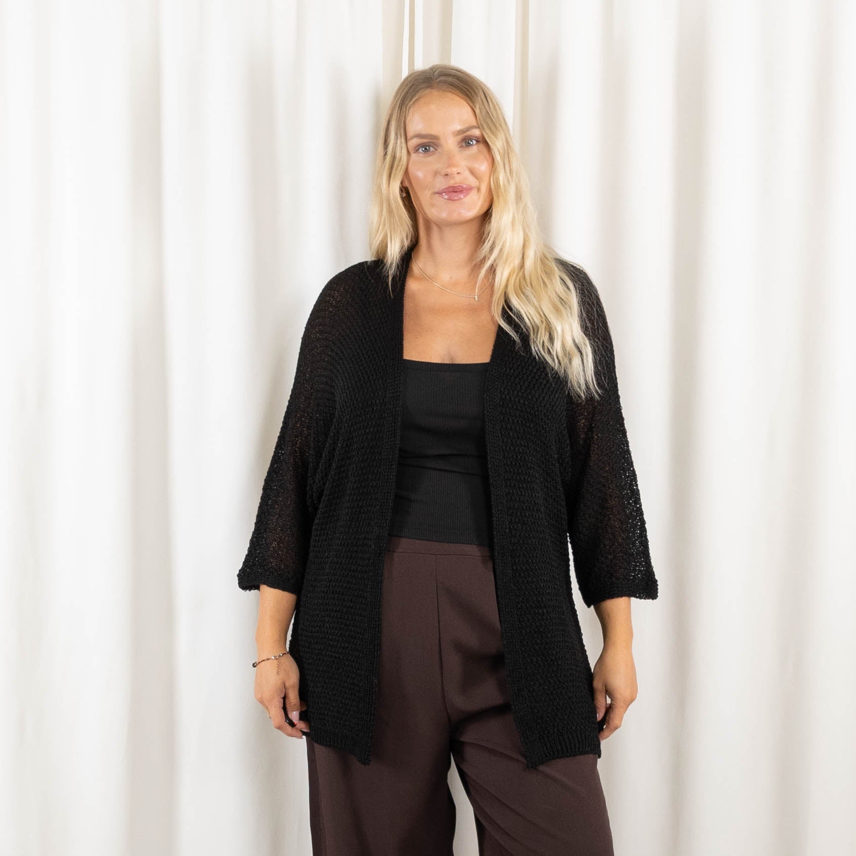 Lise cardigan, Sort