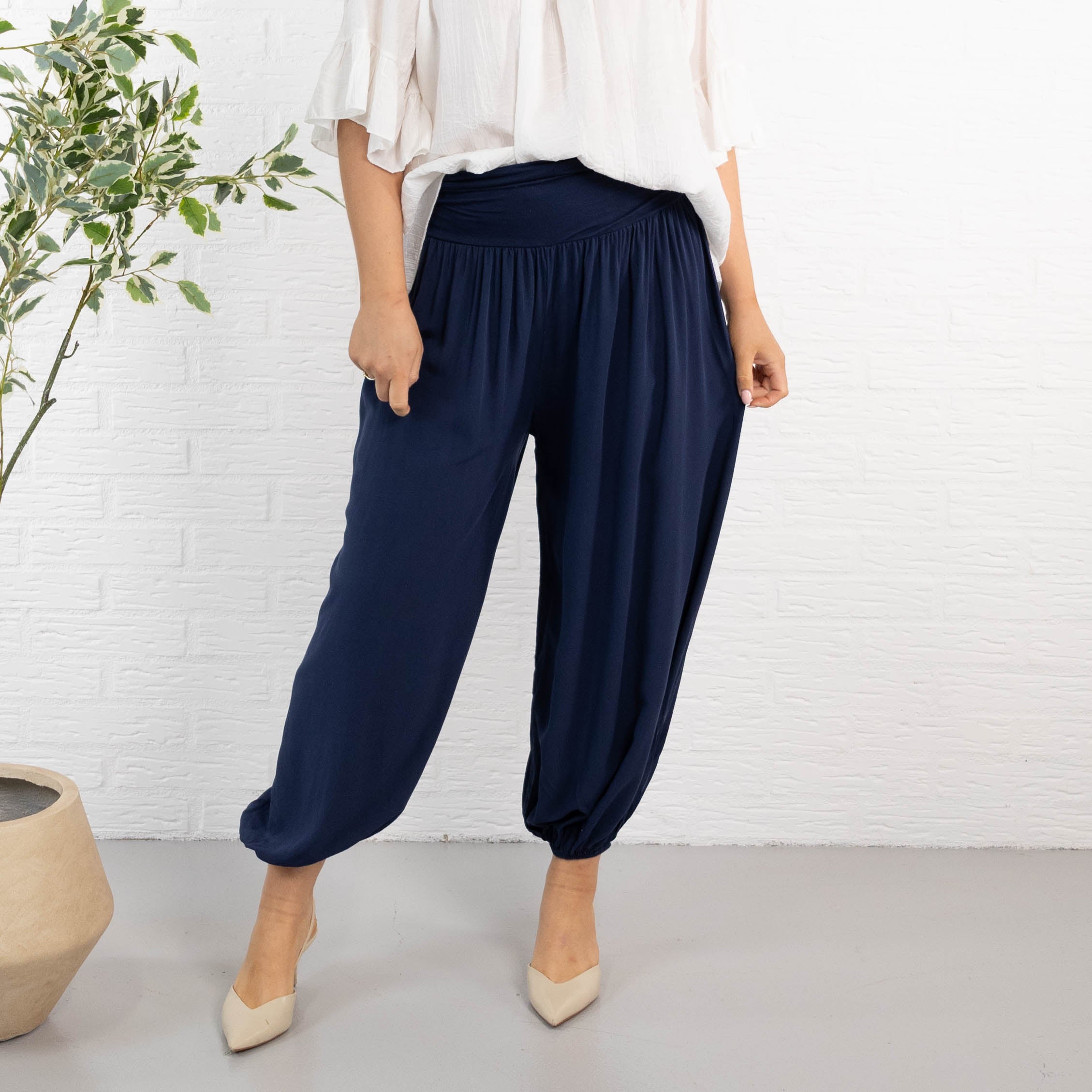 Jasmin haremsbukser, Navy