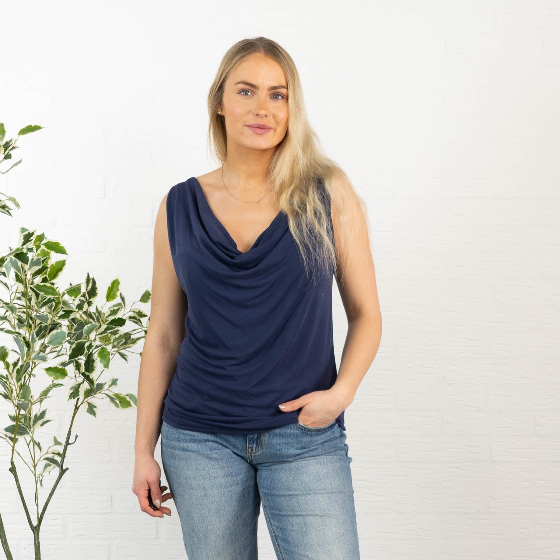 Melissa top, Navy