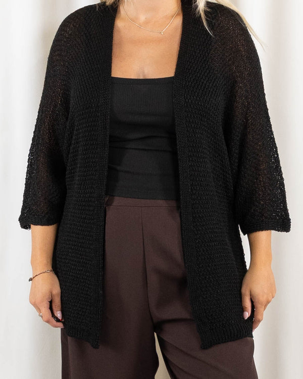 Lise cardigan, Sort