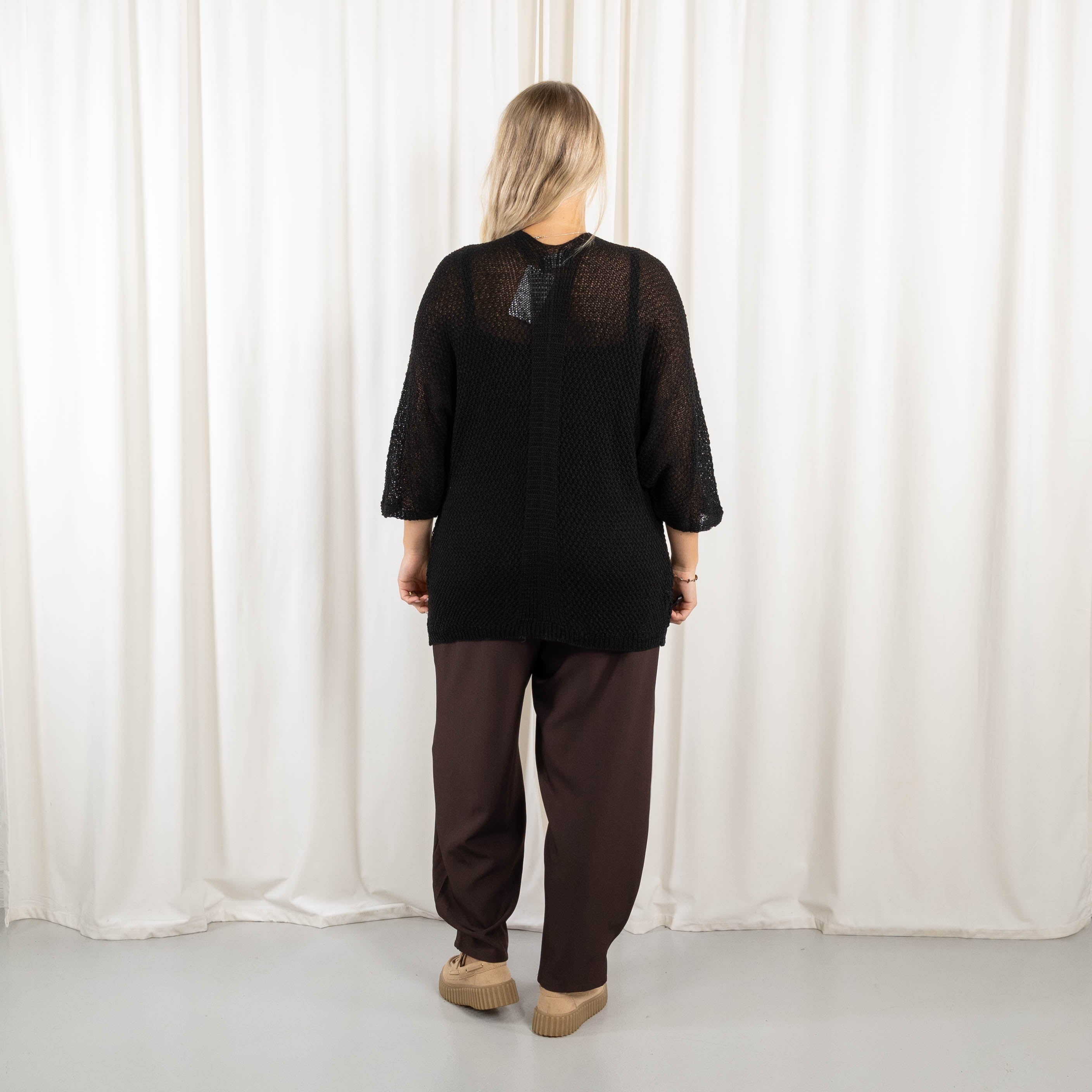 Lise cardigan, Sort