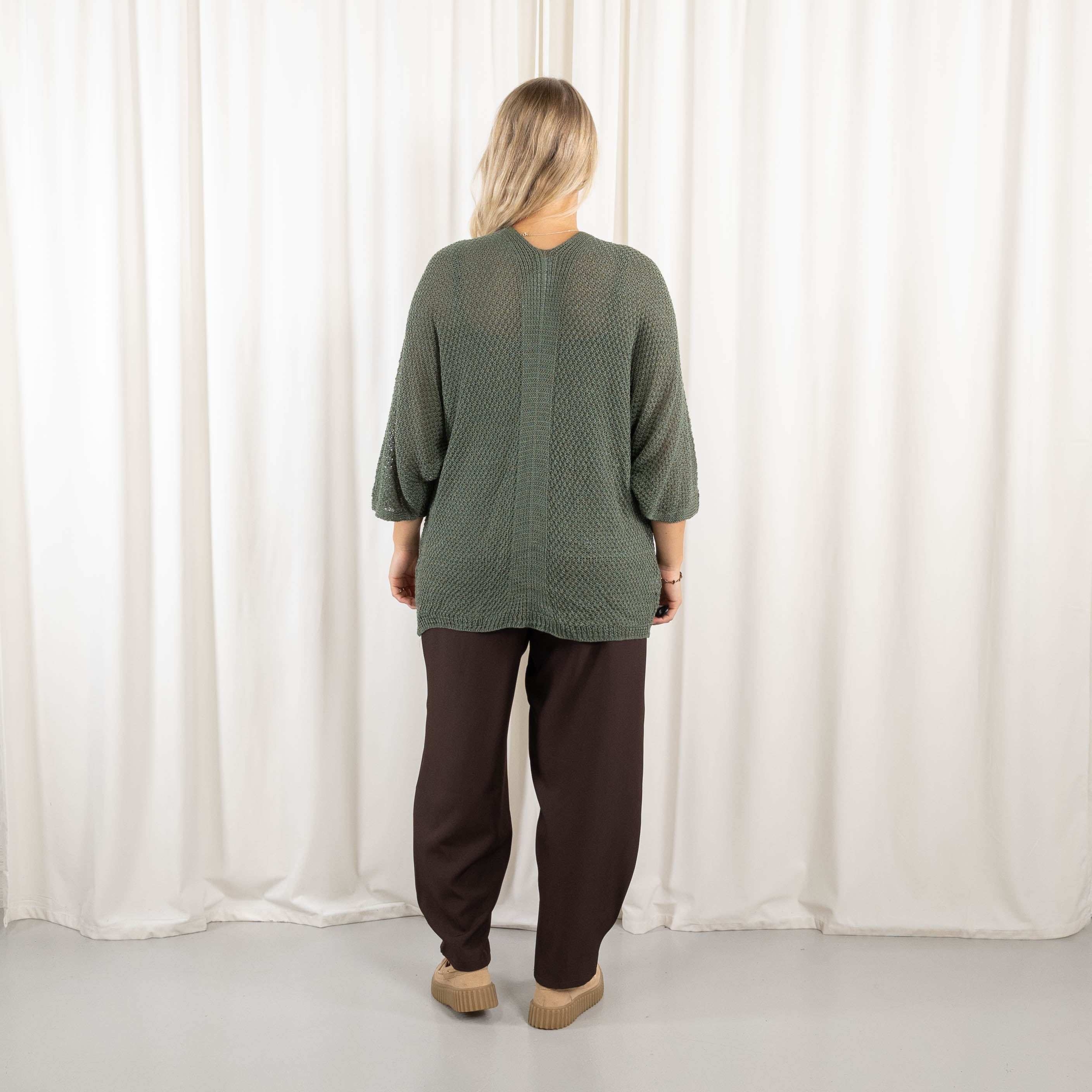 Lise cardigan, Khaki