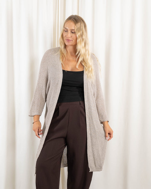 Ninni cardigan, Taupe