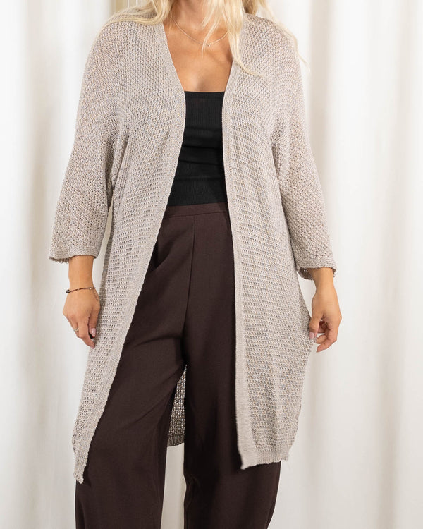 Ninni cardigan, Taupe