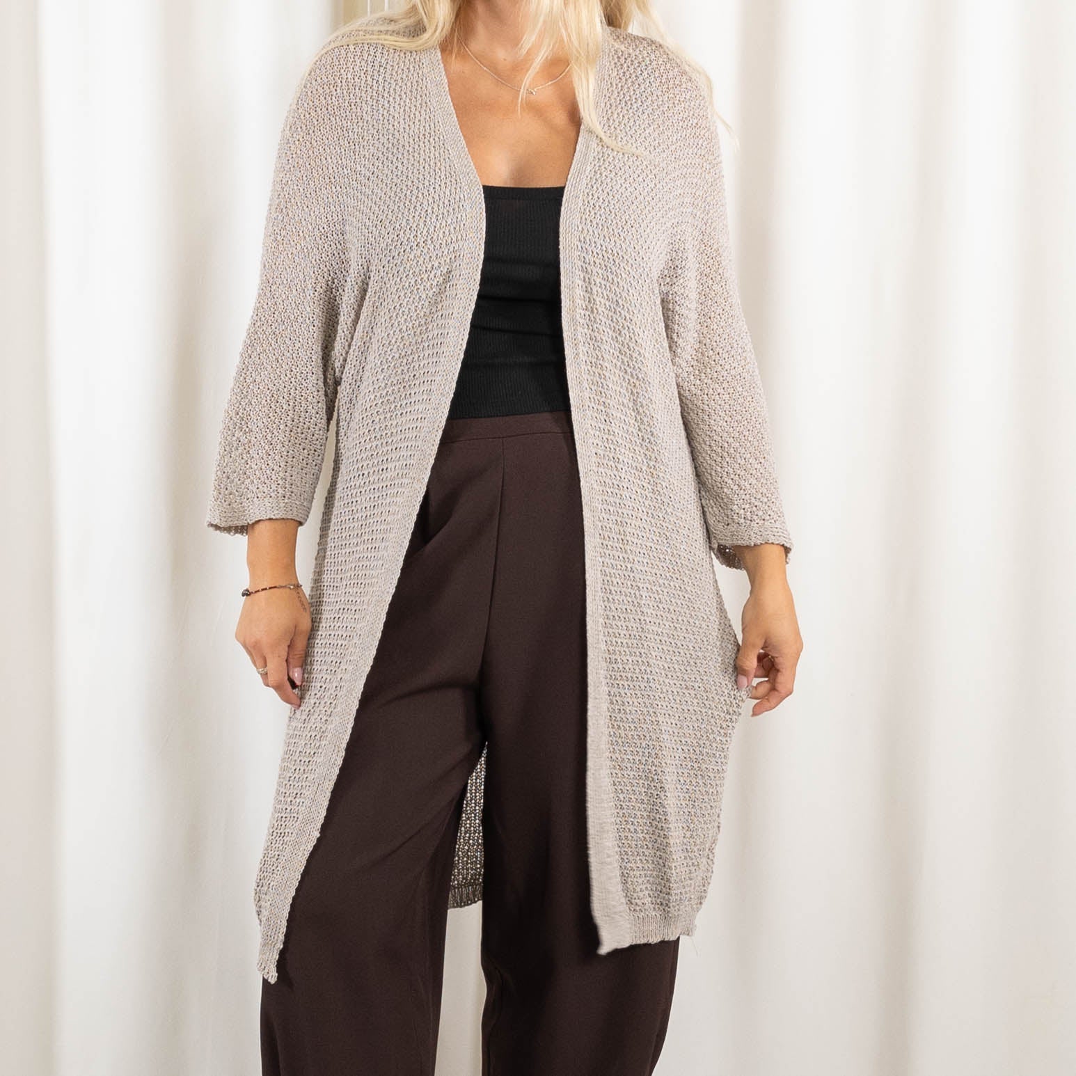 Ninni cardigan, Taupe