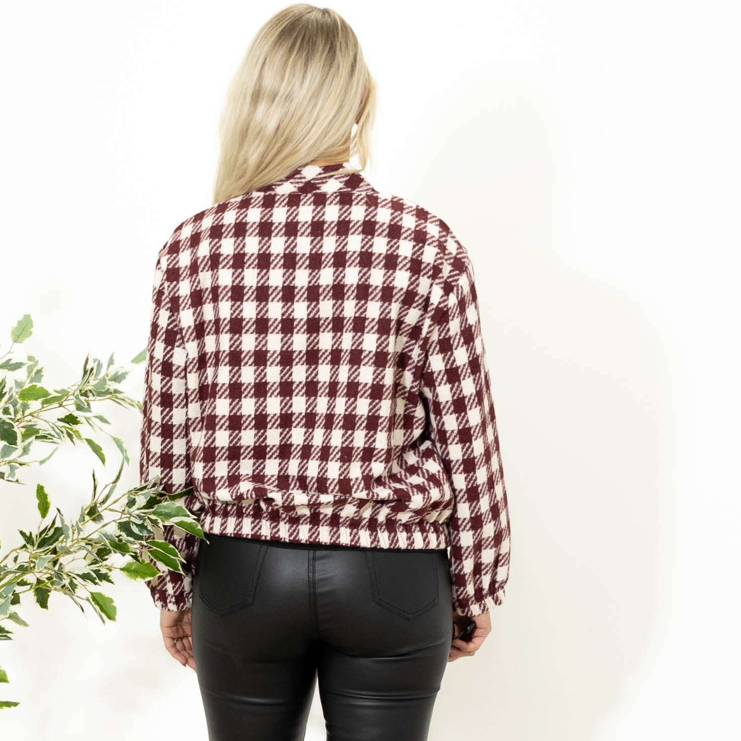 Paprika bomber jakke, Bordeaux