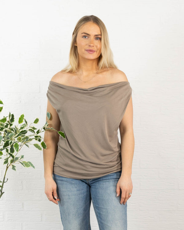 Melissa top, Taupe