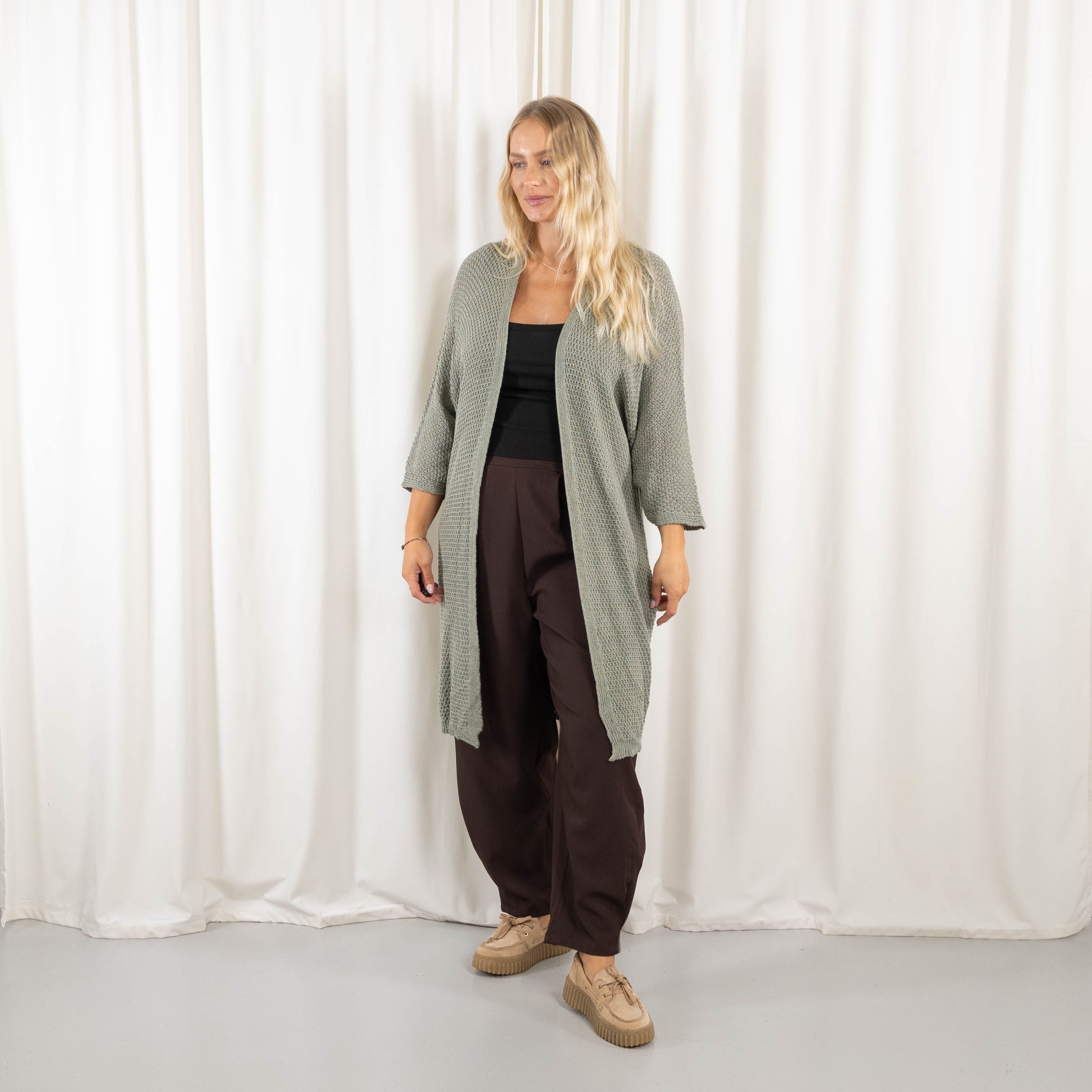 Ninni cardigan, Khaki