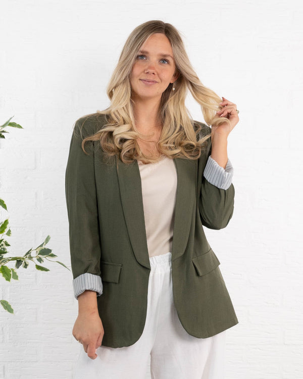 Ella blazer, Khaki