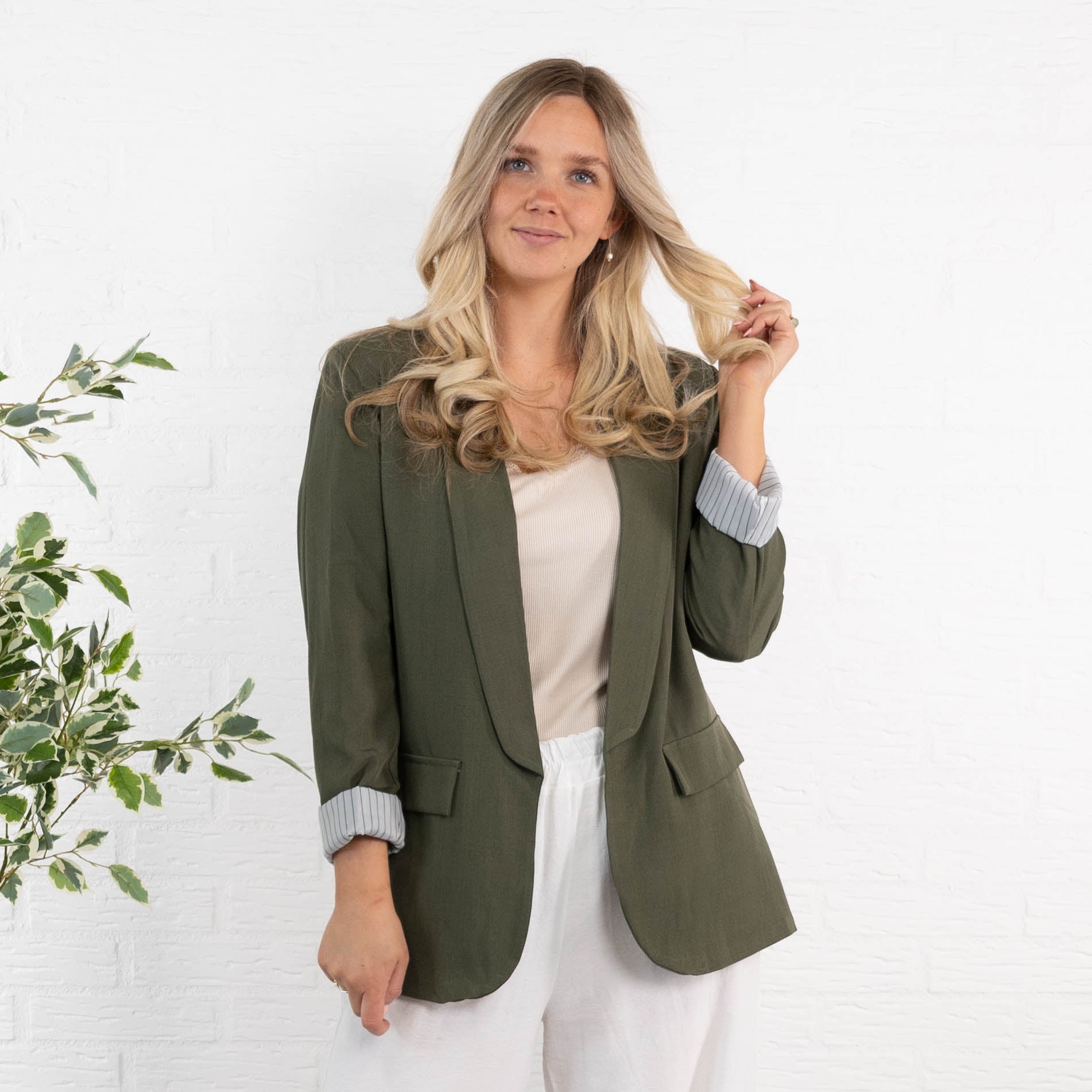 Ella blazer, Khaki