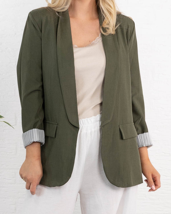 Ella blazer, Khaki