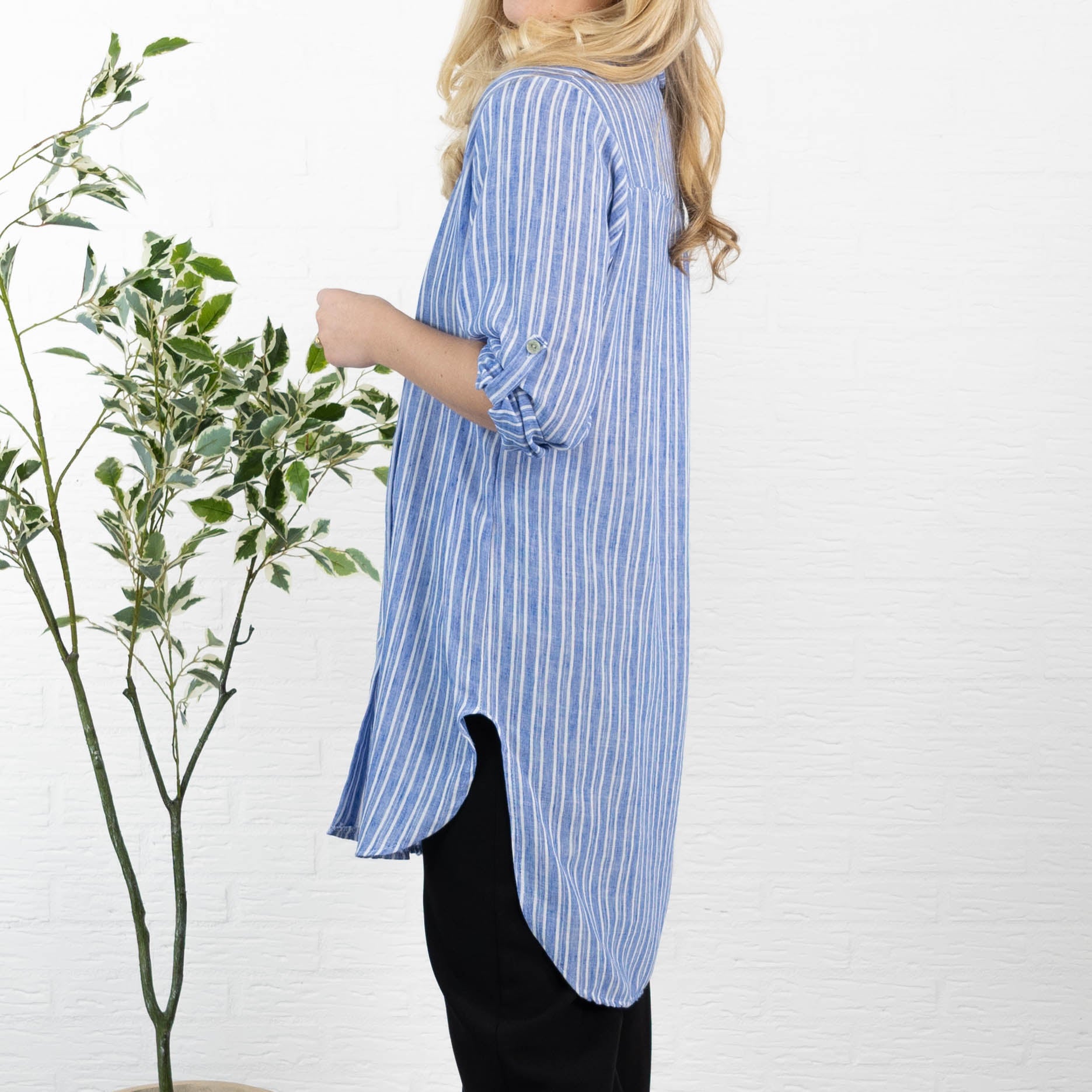 Jytte tunika, Lyseblå