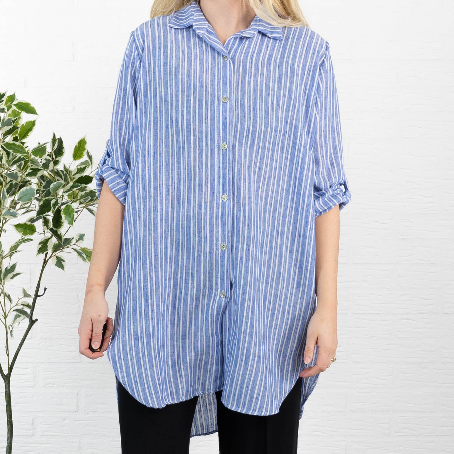 Jytte tunika, Lyseblå