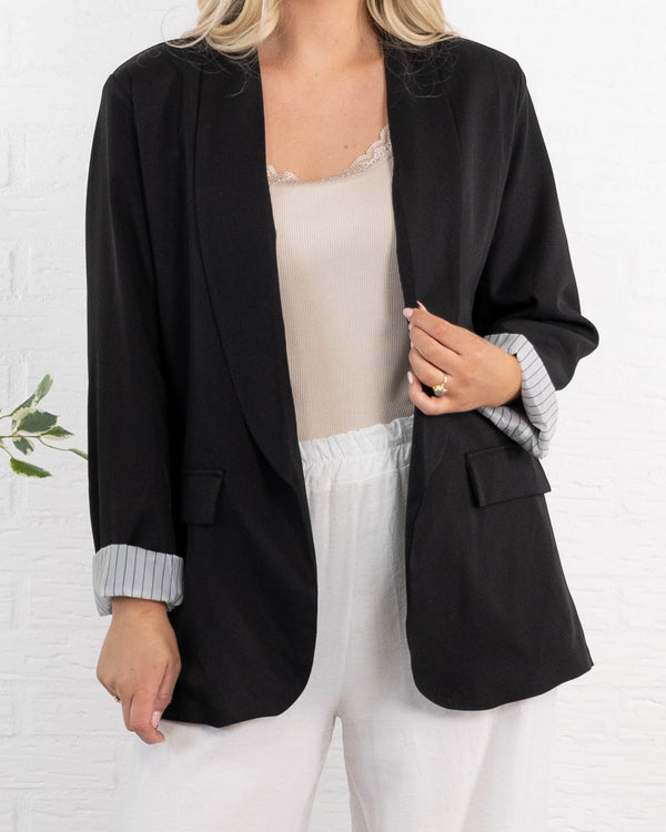 Ella blazer, Sort