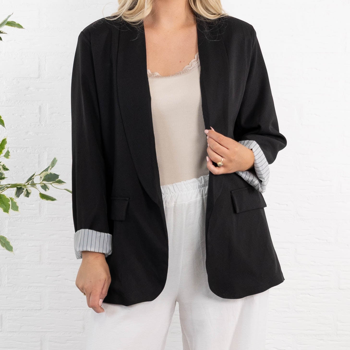 Ella blazer, Sort