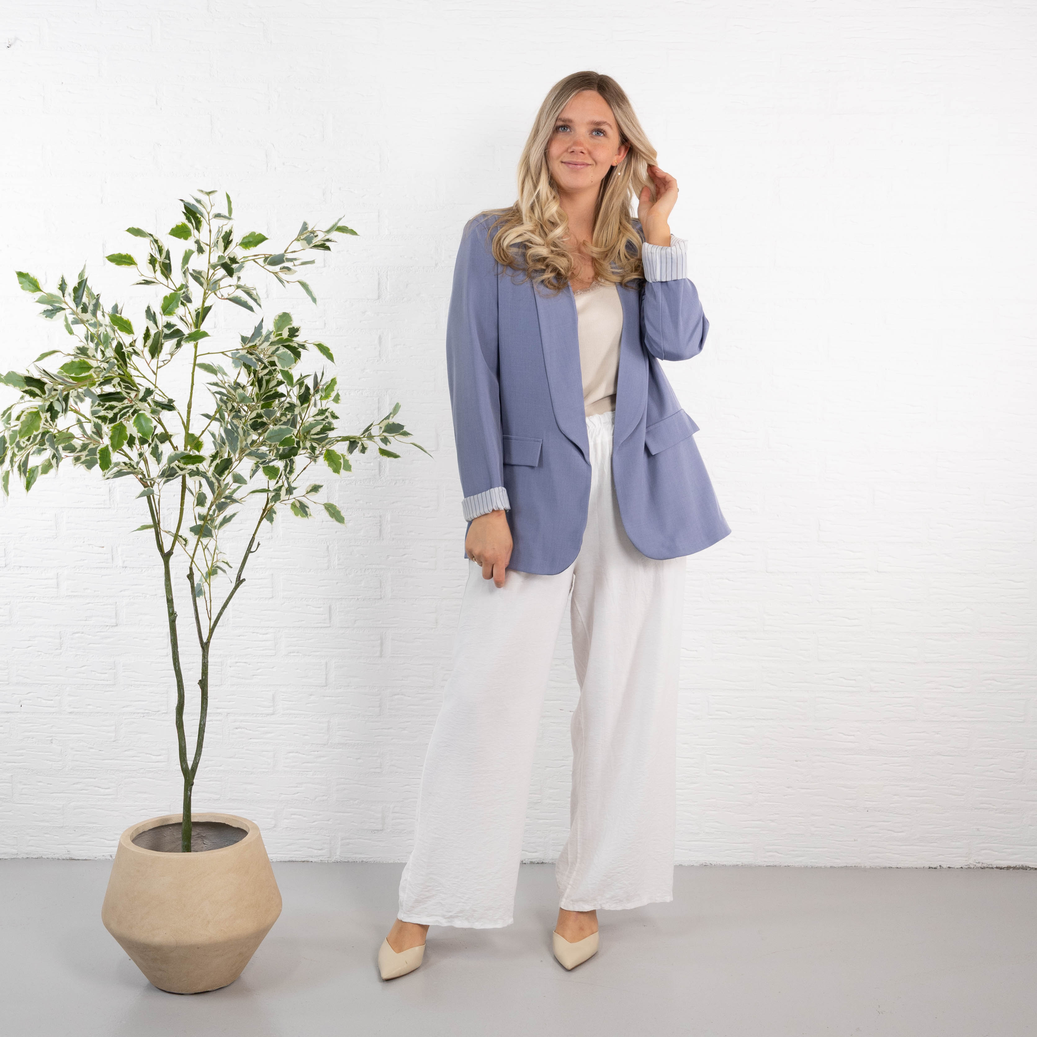 Ella blazer, Blå