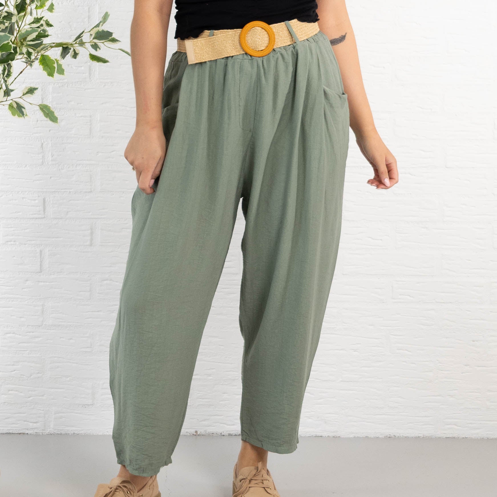 Oline bukser, Khaki