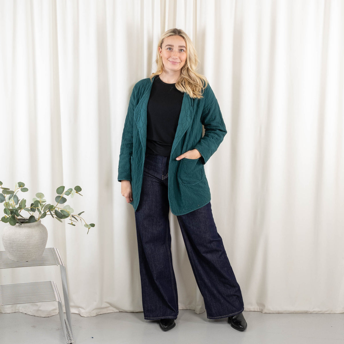 Esme blazer, Flaskegrøn