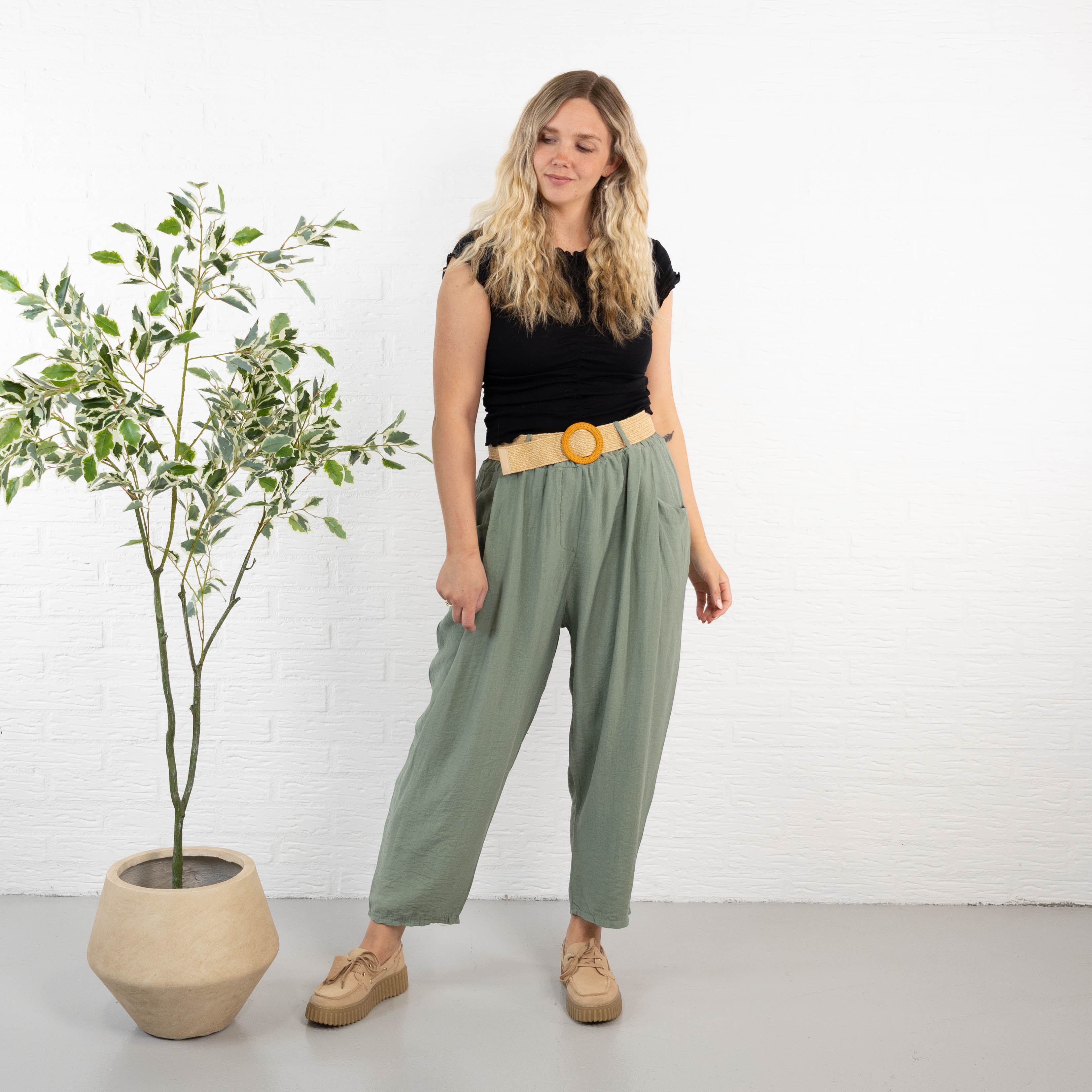 Oline bukser, Khaki