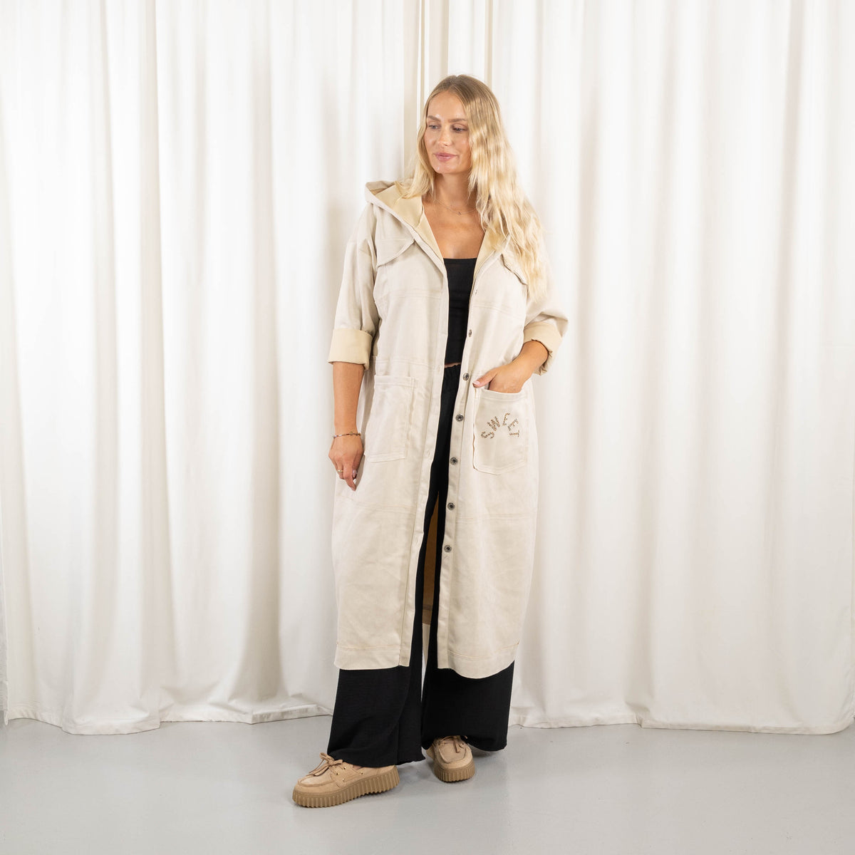 Alexis jakke, Beige