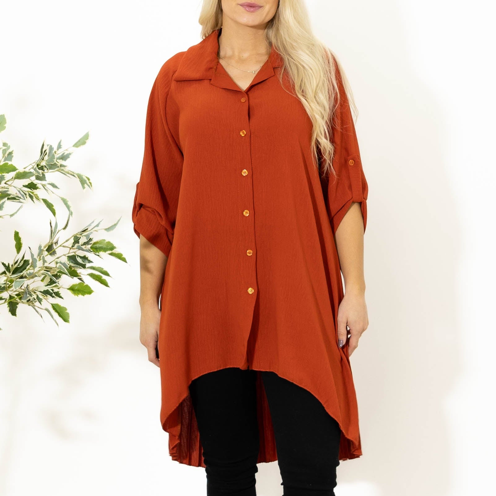 Dublin skjorte tunika, Brændt orange