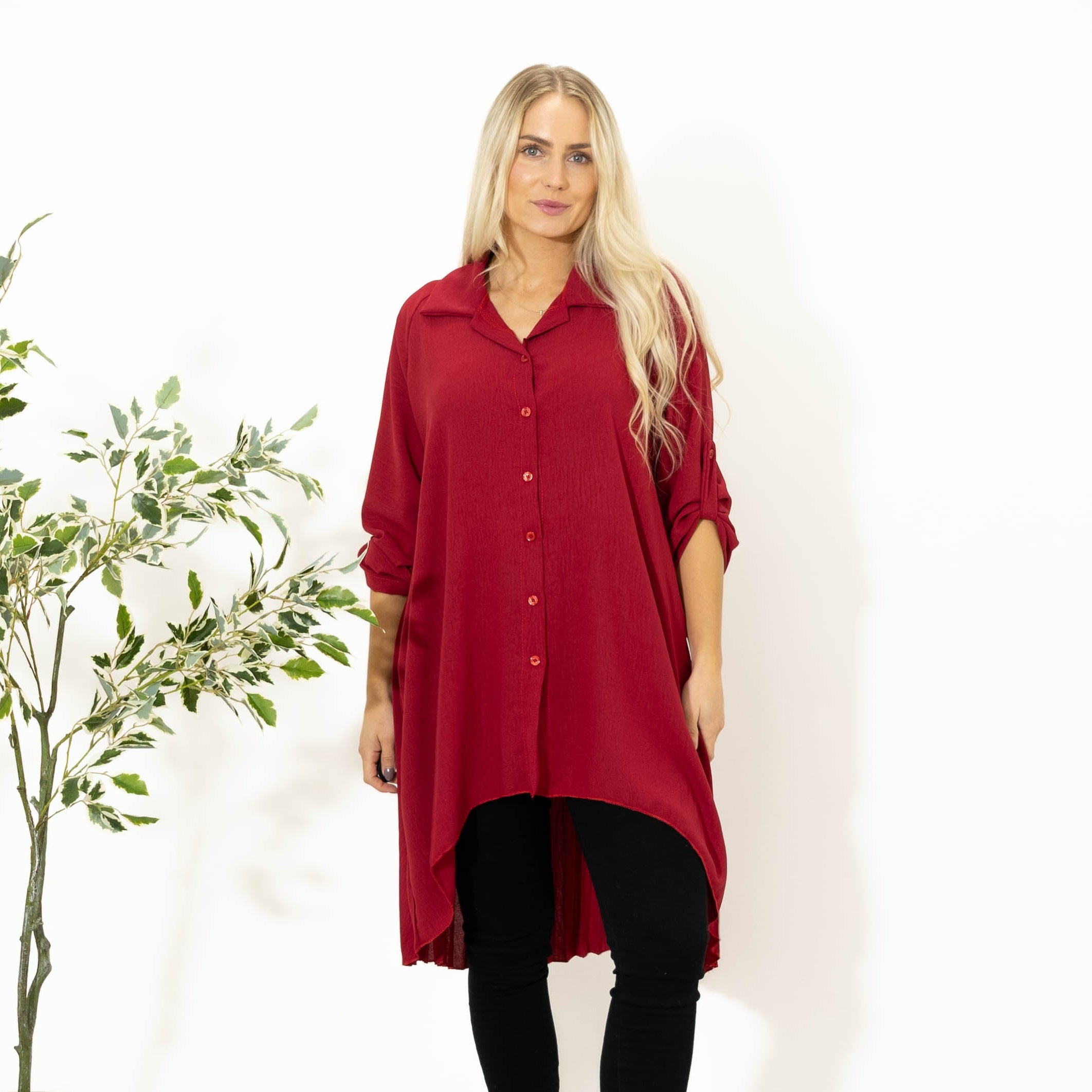 Dublin skjorte tunika, Rød