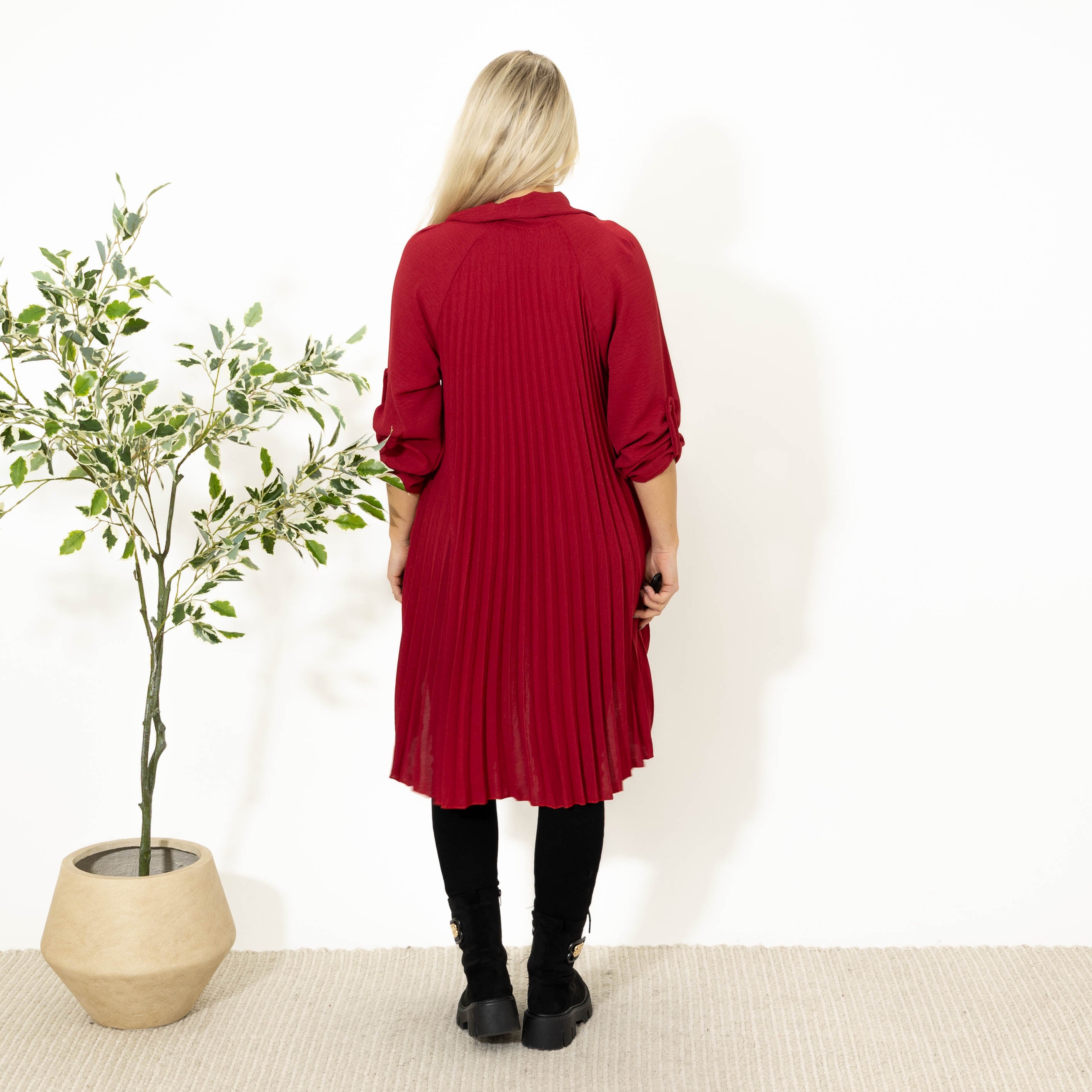 Dublin skjorte tunika, Rød