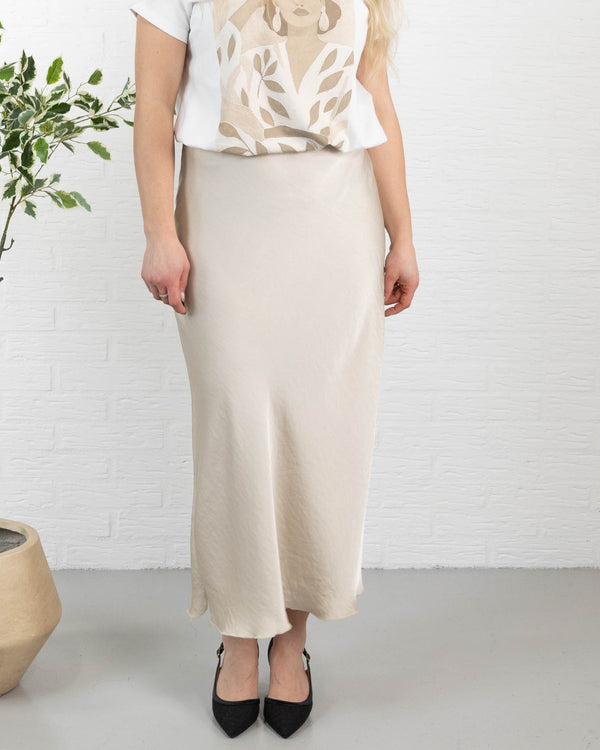 Amelia nederdel, Beige