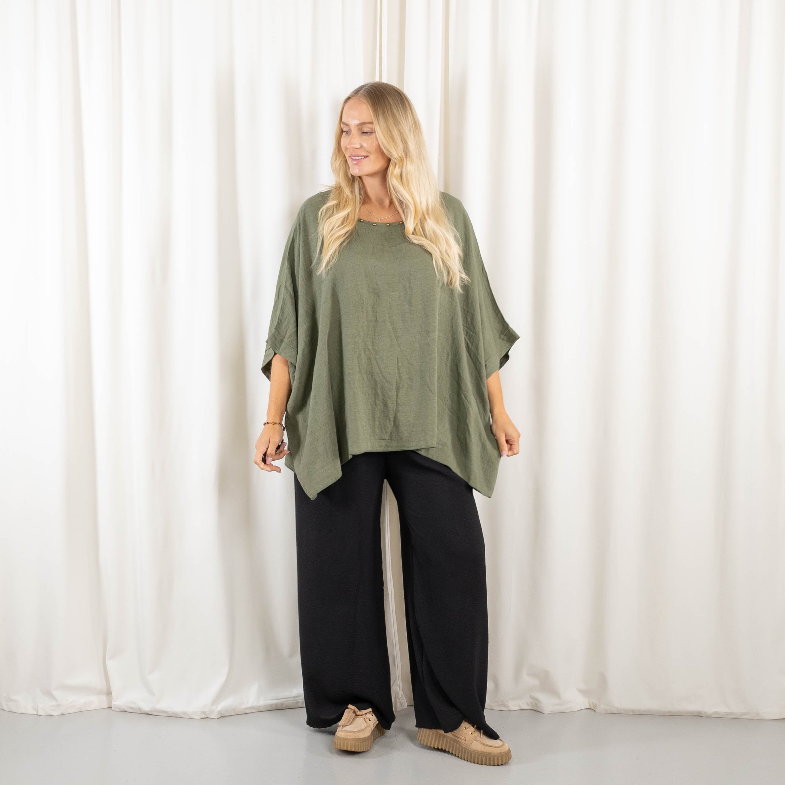 Sonja poncho, Khaki