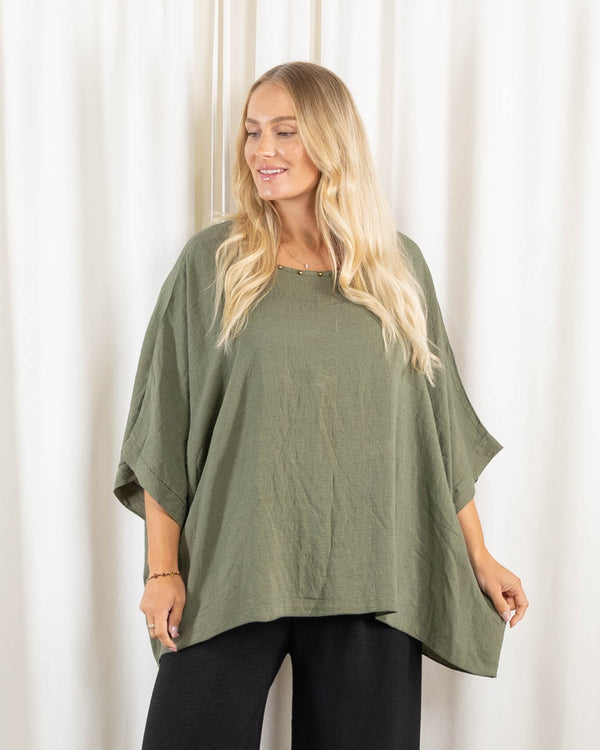 Sonja poncho, Khaki