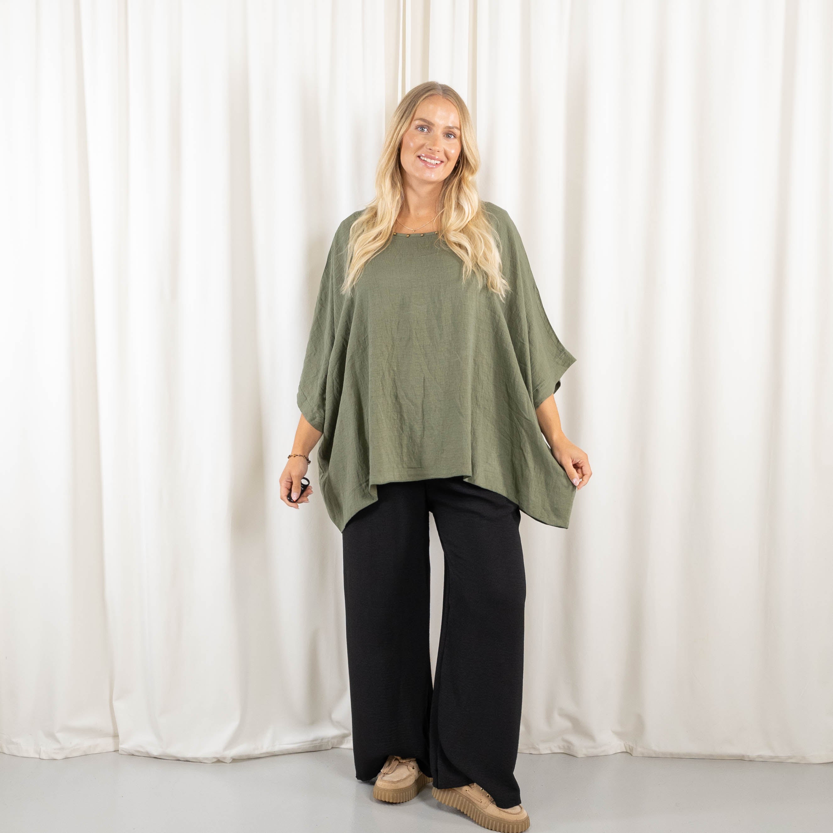 Sonja poncho, Khaki