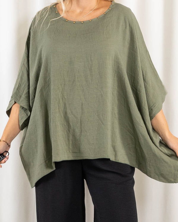 Sonja poncho, Khaki
