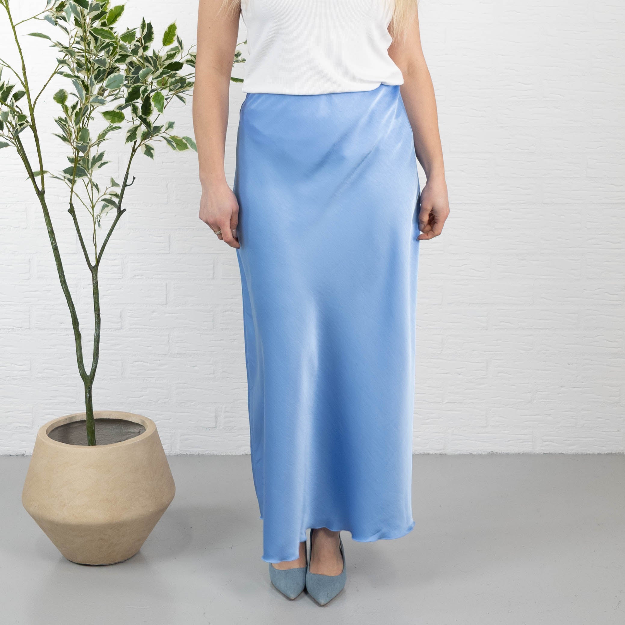 Amelia nederdel, Lyseblå