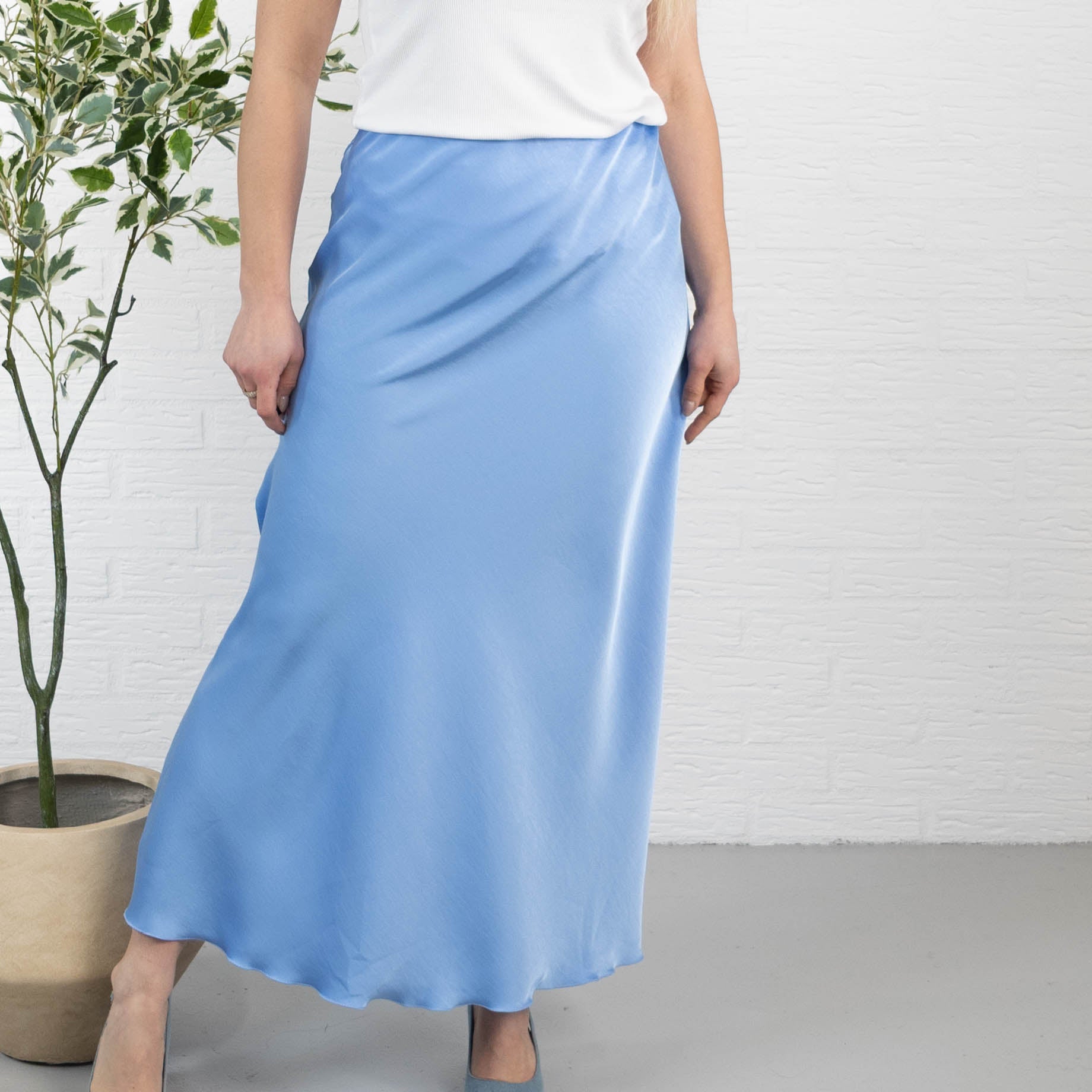 Amelia nederdel, Lyseblå