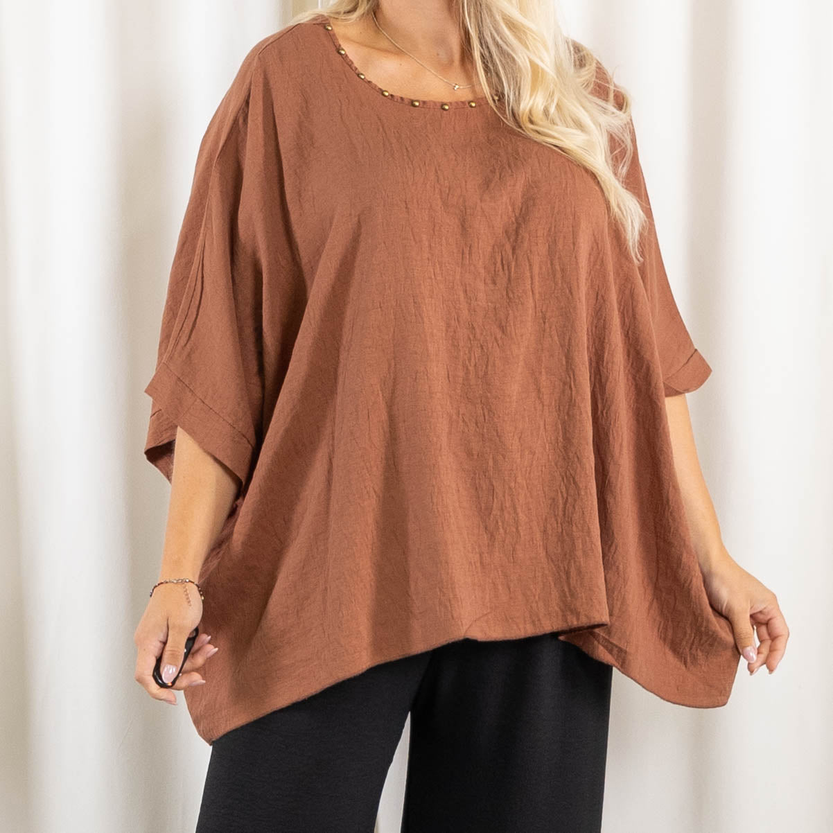 Sonja poncho, Rust