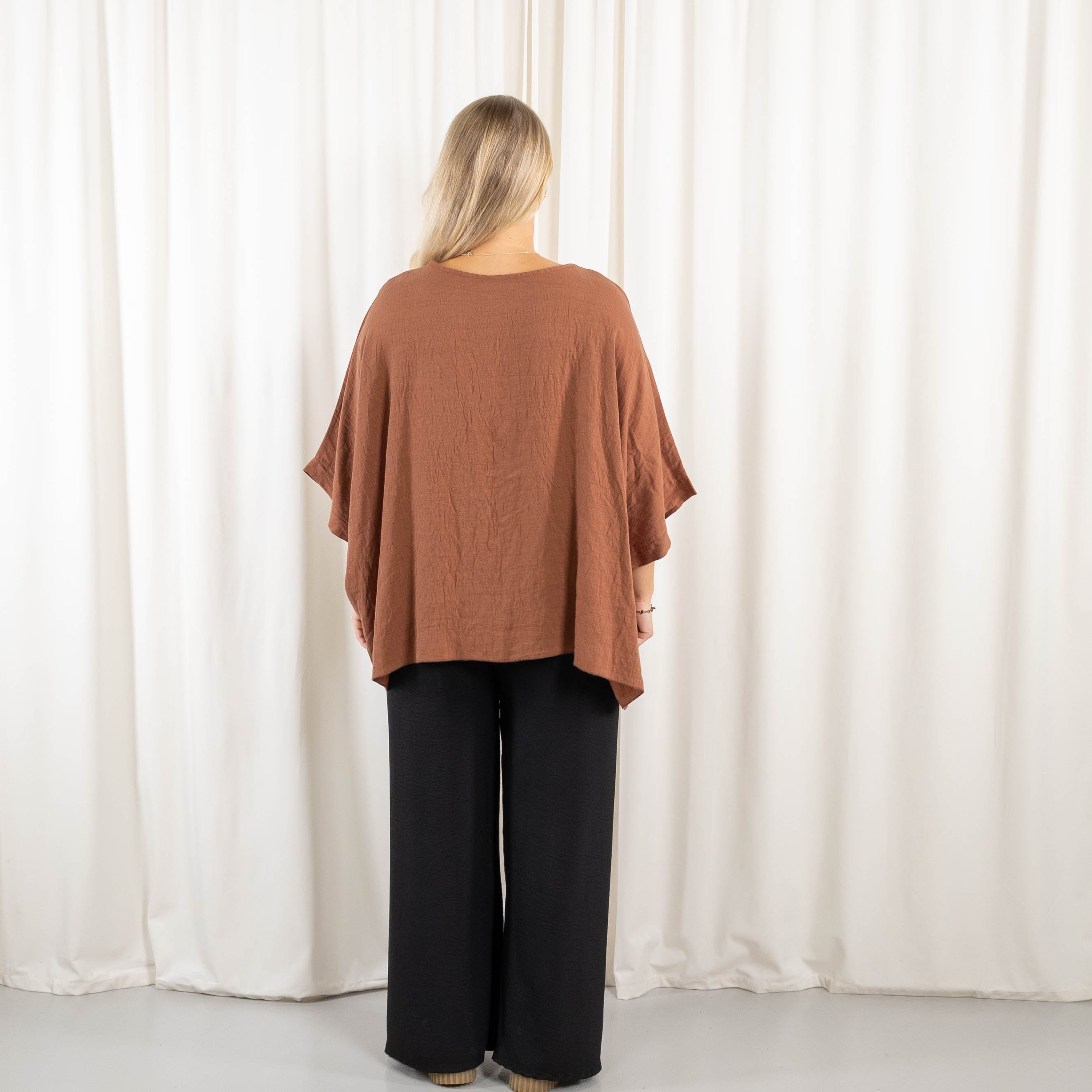 Sonja poncho, Rust