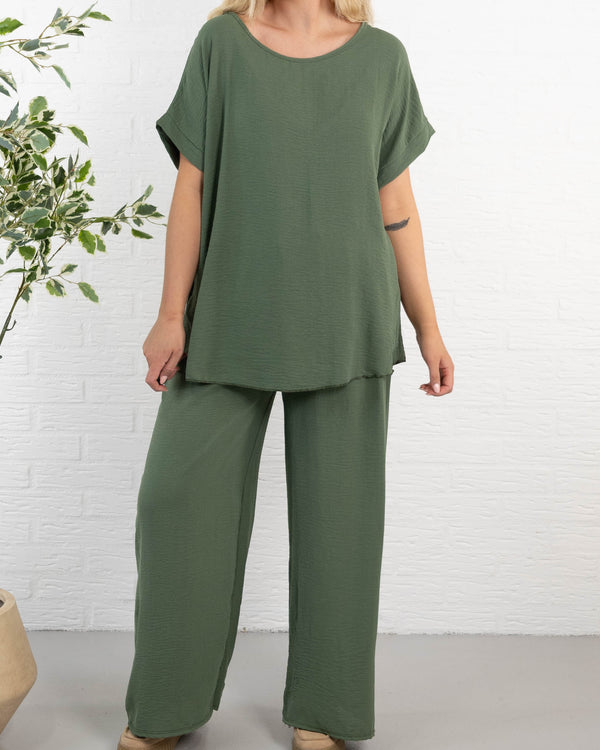 Marianne 2 delt sæt, Khaki